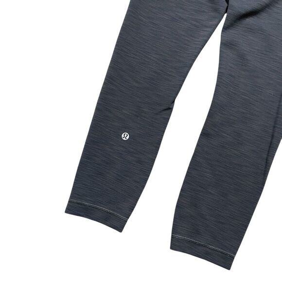 LULULEMON Wunder Train High-Rise Crop Heathered Gray Size 4 - Picture 7 of 9